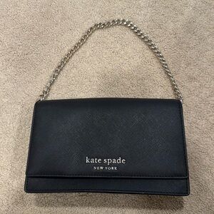 black Kate spade shoulder purse